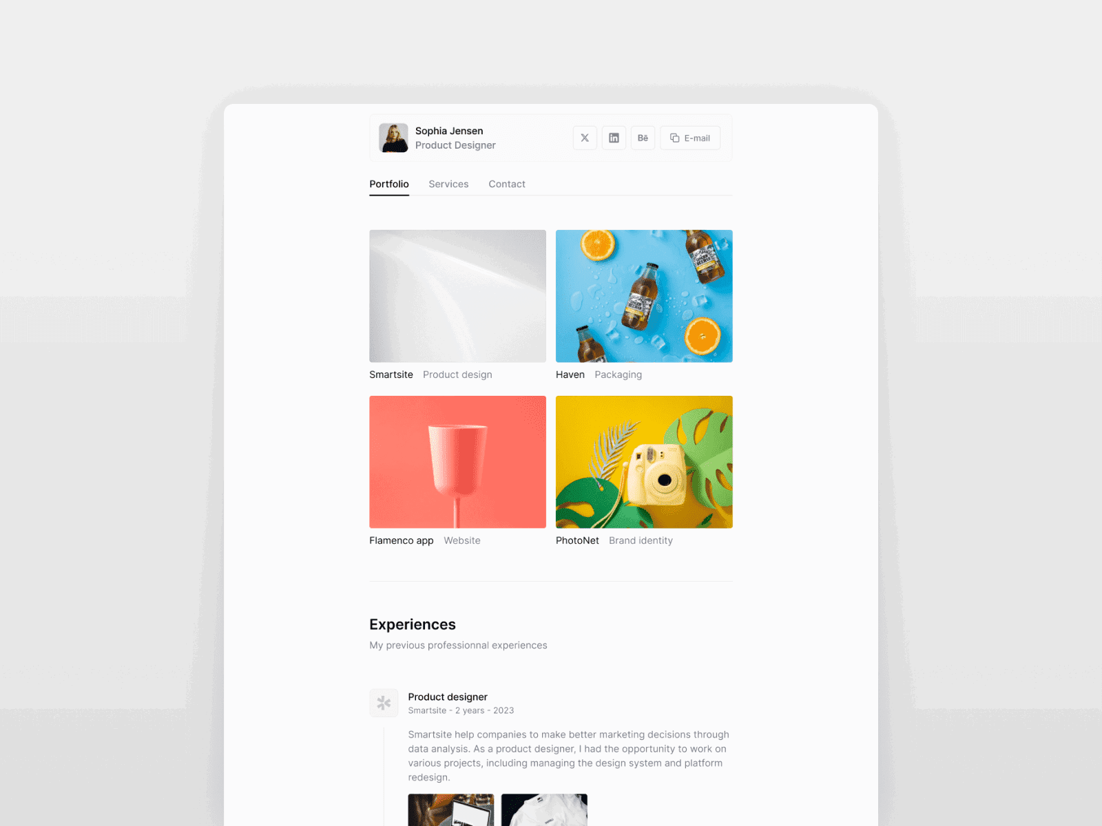 Product preview